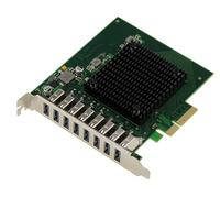 KALEA-INFORMATIQUE Carte Contrôleur PCIe x4 vers 8 Ports USB 3.0 5G de Type A avec Support UASP et Chipset Fresco Logic FL1100 et Pont PI7C9X2G608