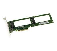 Carte PCIe 8x PCIe 3.0 pour 2 SSD PCIe NVMe U.2 U2 68-pin SFF-8639 - BIFURCATION