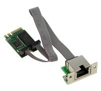 KALEA-INFORMATIQUE Carte contrôleur réseau M2 E A Key Un Port RJ45 Gigabit LAN Ethernet avec chipset REALTEK 8111F