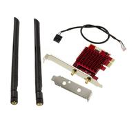 KALEA-INFORMATIQUE Carte contrôleur réseau sans Fil PCIe x1 WiFi 6 IEEE 802.11ax et Bluetooth 5.1 avec chipset Intel AX200 NGW