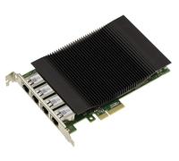 KALEA-INFORMATIQUE Carte contrôleur réseau PCIe x4 avec 4 Ports 2.5 Gigabit Ethernet RJ45 avec Chipset Intel I226 Gamme Industrielle Support 10 100 1000 1G 2.5G