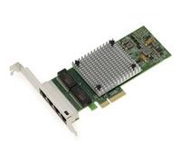 KALEA-INFORMATIQUE Carte contrôleur réseau PCIe x4 vers 4 ports Gigabit LAN RJ45 Ethernet 10 100 1000 1G - Dual Chipset Intel I350AM2 NIC