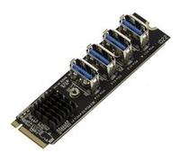 KALEA-INFORMATIQUE Réplicateur M.2 vers 4 Ports PCIe x1