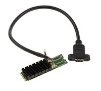 KALEA-INFORMATIQUE Carte Graphique HDMI 4K UHD 3840x2160 sur Port M2 M Key avec chipset SiliconMotion SM768