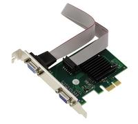 KALEA-INFORMATIQUE Carte Graphique PCIe x1 Double VGA SM750 | Carte graphique 2 ports VGA avec chipset Silicon Motion SM750