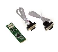 KALEA-INFORMATIQUE Carte M2 2 port serie rs232 com db9 avec chipset asix ax99100 NC G