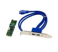 KALEA-INFORMATIQUE Carte M.2. 2 ports USB 3.0 pour port M2 de type PCIe, clé M ou B+M - Chipset Nec D720202