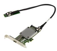 KALEA-INFORMATIQUE Carte M2 1 Port réseau Fibre SFP+ 10G 10 GIGABIT ETHERNET pour Port M.2 M Key, avec chipset Intel JL82599EN. Liaison SFF-8087 40cm.