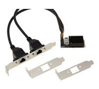 KALEA-INFORMATIQUE Carte Mini PCIe MiniPCIe 2 Ports LAN GIGABIT Ethernet RJ45 sur Cordons. avec Chipset Intel I350 - mPCIe NIC 10/100 / 1000