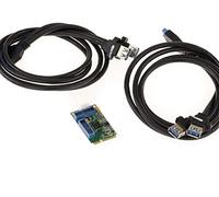 KALEA-INFORMATIQUE Carte mPCIe Mini PCI Express (MiniPCIE) 4 Ports USB 3.0 (USB3 5G) avec Chipset NEC - avec Cordons fournis