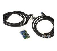 Kalea Informatique Carte mPCIe Mini PCI Express 4 ports USB 3.0 Chipset NEC, cordons fournis