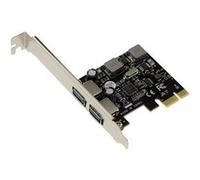 KALEA-INFORMATIQUE Carte contrôleur PCI Express USB 3.0 2 Ports Type A, Auto alimentée par Le Port PCIe et avec Chipset NEC D720202