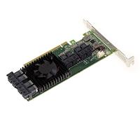 KALEA-INFORMATIQUE Carte PCIe 3.0 x16 pour 8 SSD U.2 NVMe (U2 NGFF) ou 8 Ports PCIe x4. Multi Host Switch Card. Chipset PLX PEX 8749 High et Low Profile.