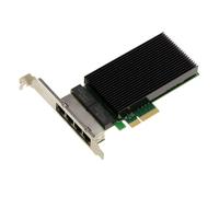 KALEA-INFORMATIQUE Carte PCIe contrôleur réseau 2.5G x4 LAN Gigabit Ethernet 4 ports RJ45 quad chipset INTEL I226 SRKTU support 10