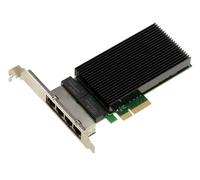 KALEA-INFORMATIQUE Carte PCIe contrôleur réseau 2.5G x4 LAN Gigabit Ethernet 4 Ports RJ45 Quad chipset Intel I226 SRKTU Support 10 100 1000 2500 1 G 2.5 G