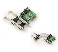 KALEA-INFORMATIQUE Carte PCIe LPT RS232 ASIX | Carte PCIe parallèle LPT et série RS232 avec chipset ASIX