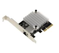KALEA-INFORMATIQUE Carte contrôleur réseau PCIe 10 Gigabit ethernet 1 Port RJ45 10G avec chipset AQUANTIA AQC107S-T1. Low et High Profile