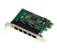 KALEA-INFORMATIQUE Carte contrôleur PCIe Switch réseau Ethernet avec Chipset IC Plus IP175-5 Ports