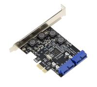 KALEA-INFORMATIQUE Carte PCIe USB 3.0 2 Ports internes NEC | Carte PCIe USB 3.0 interne double connecteur 19 broches NEC