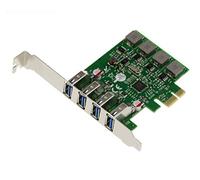 PCIe USB 3.0 4 Ports USB3 Type A auto alimentée. Via VLI VL805. Low High Profile