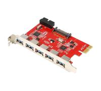 KALEA-INFORMATIQUE Carte contrôleur PCI Express PCIe vers USB 3.0 avec 5 Ports externes 5G et 2 Ports internes sur connecteur USB3 19 Points