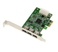 KALEA-INFORMATIQUE Carte PCIe x1 avec 3 Ports Firewire 400 Ieee1394a 6 Points. Chipset TI XIO2213B