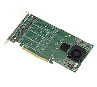 KALEA-INFORMATIQUE Carte PCIe x16 4 SSD M.2 NVMe PLX PEX8747