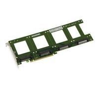 Carte PCIe 16x PCIe 3.0 pour 4 SSD PCIe NVMe U.2 U2 68-pin SFF-8639 BIFURCATION
