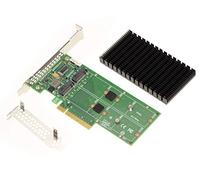 KALEA-INFORMATIQUE Carte contrôleur M2 PCIe 3.0 x8 pour 2 SSD M.2 NVMe M Key Mode Bifurcation uniquement.