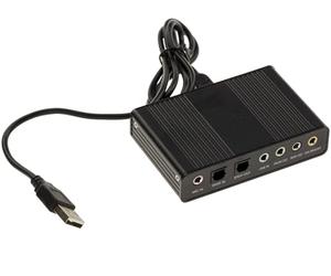 KALEA-INFORMATIQUE Carte Son Externe sur Port USB - Son 6 Canaux 5.1 avec entrée et Sortie numériques SPDIF