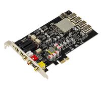 KALEA-INFORMATIQUE Carte Son Numérique HiFi Pro PCI Express Cmedia CM6635 avec DAC ESS9038Q2M Sorties Casque, Balance en Jack 6.5mm, RCA x2, Numériques x2 en SPDIF et RCA