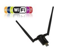 Clé USB 3.0 WIFI 1200AC DUAL BAND 2.4GHz et 5.8GHz. Compatible IEEE802.11 a b g n a c, fournie avec deux antennes 5dBi