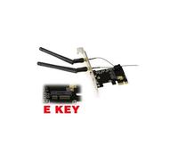 KALEA-INFORMATIQUE Contrôleur PCIe M.2 E Key WiFi Bluetooth USB/PCIe - Compatible Intel 3160/68 7260/65 8260/65 BCM 94352 94371
