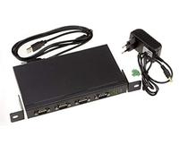 KALEA-INFORMATIQUE Convertisseur Industriel USB vers 4 Ports COM RS232 DB9 avec boitier métal rackable