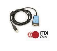 KALEA-INFORMATIQUE Convertisseur USB vers série COM RS232 avec Chipset FTDI FT232. Cordon 1.8M avec Protection magnétique