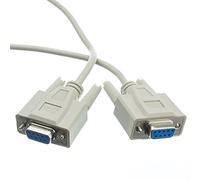 KALEA-INFORMATIQUE Cordon pour données série RS232 DB9 femelle vers DB9 femelle avec câblage croisé NULL-MODEM