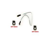 KALEA-INFORMATIQUE Cordon SAS MiniSAS SFF-8654 vers SFF-8654 - SAS 4.0 Blindé - Longueur 50cm Blindé - Longueur 50cm