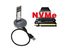 Docking station USB pour SSD M2 NGFF NVMe PCIe. Dock avec liaison USB3.2 Gen2 10GB