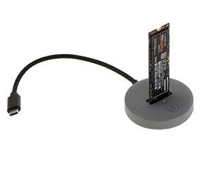 KALEA-INFORMATIQUE Dock USB 3.2 Gen2 10G pour SSD M.2 NVMe/SATA | Dock USB 3.2 Gen2 10 Gbps compatible SSD M.2 NVMe et SATA avec connecteur USB Type-C.