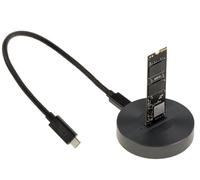 KALEA-INFORMATIQUE Dock USB4 Thunderbolt 40G SSD M.2 NVMe Aluminium | Dock en aluminium USB4/Thunderbolt 40 Gbps pour SSD M.2 NVMe, fourni avec un câble haute vitesse.
