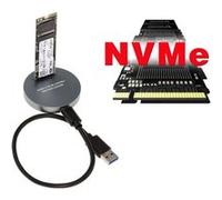 Docking station USB pour SSD M2 NGFF NVMe PCIe. Dock avec liaison USB3.2 Gen2 10GB