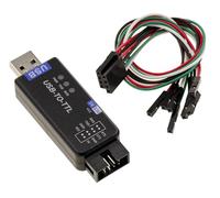 KALEA-INFORMATIQUE Dongle convertisseur USB vers TTL UART avec Puce CH343G, Support 3.3V et 5V, Suppresseur de surtensions TVS et Protection ESD