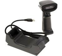 KALEA-INFORMATIQUE Douchette Scanner Lecteur de Codes Barre 1D Type EAN et de Codes 2D Type QR Code. sans Fil, portée 100m, Batterie Rechargeable sur Socle