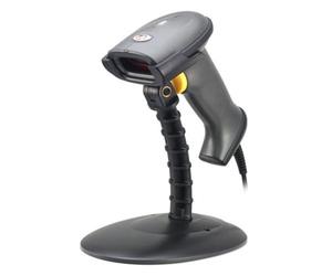 KALEA-INFORMATIQUE Douchette Scanner Laser Lecteur de Codes à Barres Type EAN ISBN 128... Connexion USB, avec portique et flashage Automatique Mains Libres