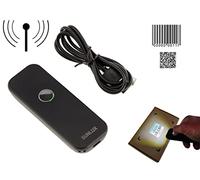 KALEA-INFORMATIQUE Douchette Scanner Portable pour PC ou Smartphone. Lecture des Codes à Barres EAN et carrés QRCodes, Bluetooth, Rechargeable.