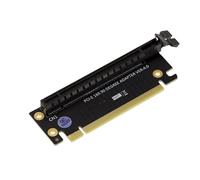 Adaptateur Riser équerre Hauteur 2U à 90° pour Fente PCIe x16 Compatible PCIe 3.0 3.1 et 4.0 pour Monter à l'horizontale Une Carte PCI Express x1 x2 x4 x8 x16