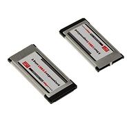 Kalea Informatique – Carte ExpressCard 34mm USB 3.0 2 ports SuperSpeed 5G – Chipset NEC – Affleurante