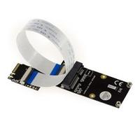 KALEA-INFORMATIQUE Extension rallonge de type riser Mini PCIe vers M2 E A Key pour monter une carte miniPCIe WIFI Bluetooth sur un port M2 E A Key. Nappes 10, 20 et 30cm fournies. G