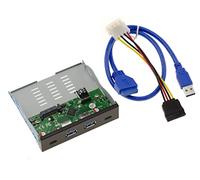 KALEA-INFORMATIQUE Façade 3,5" USB 3.1 10G 2A + 2C Via VL801 | Façade 3,5 pouces avec 4 ports USB 3.1 10 Gbit/s