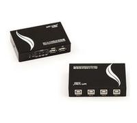 KALEA-INFORMATIQUE KM SYNCHRONIZER 4 ports avec cordons pour utiliser en même temps un clavier et une souris sur 4 PC G